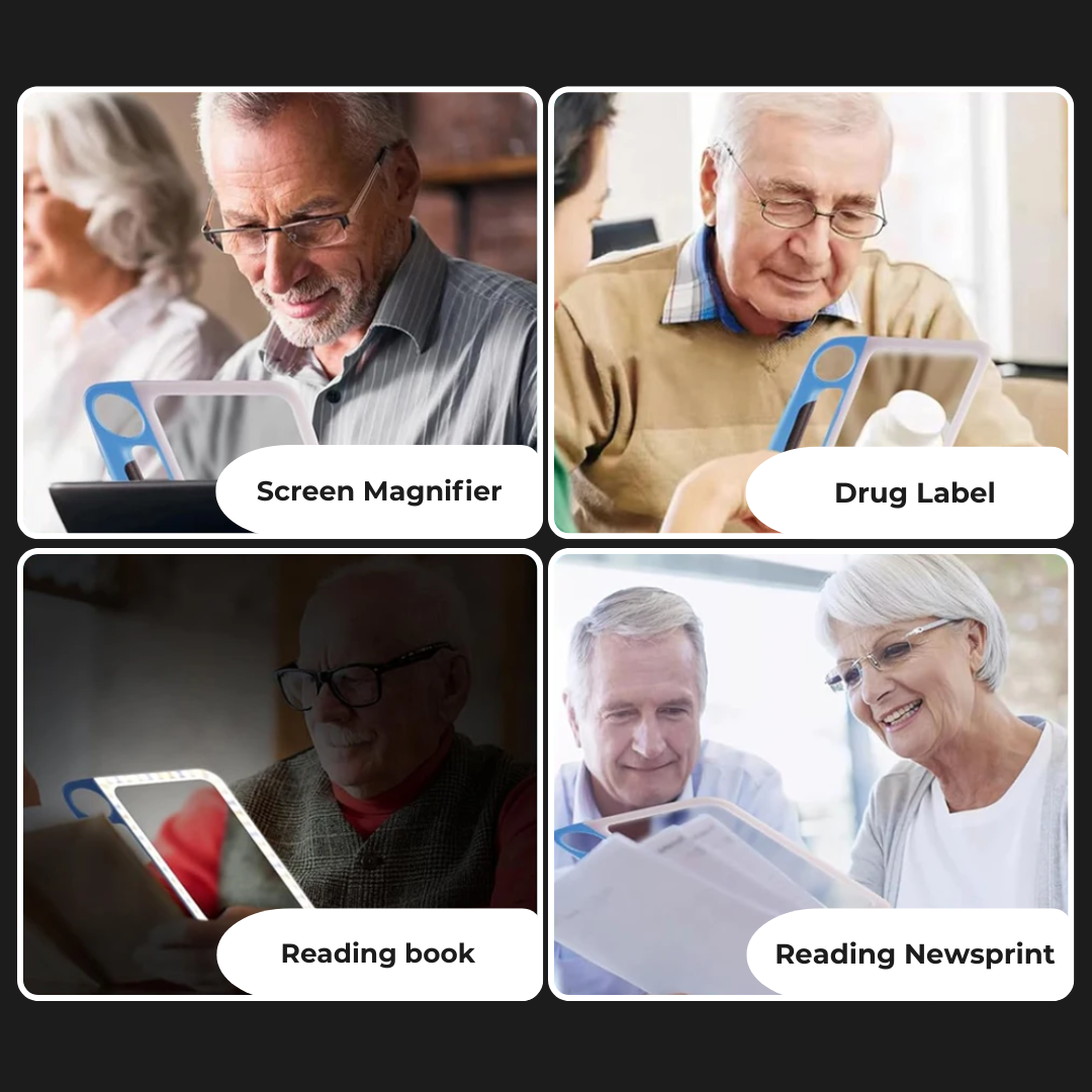 ReadGlow™ Magnifying Reading Light