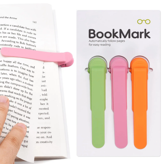 Self-Adjusting Reading Bookmark (3-Pack)